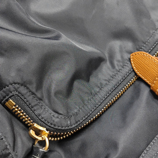 The Rucksack Large Nylon Black