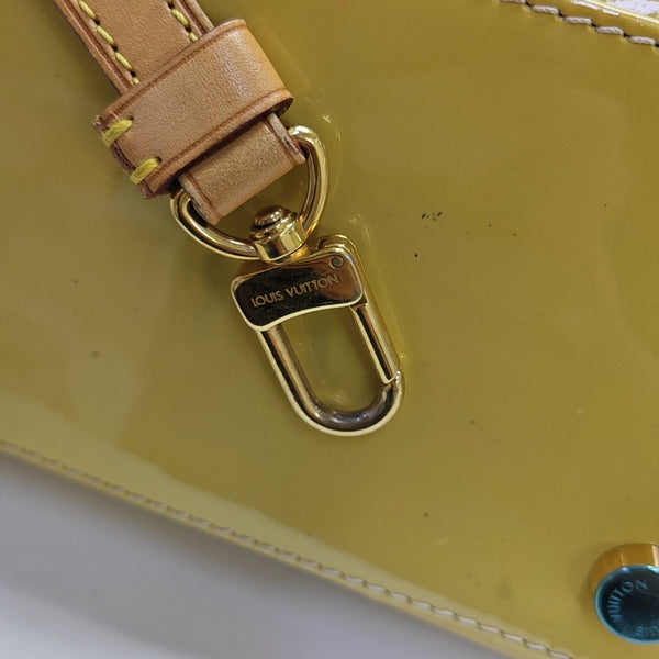 BREA MM Monogram Patent Leather Yellow