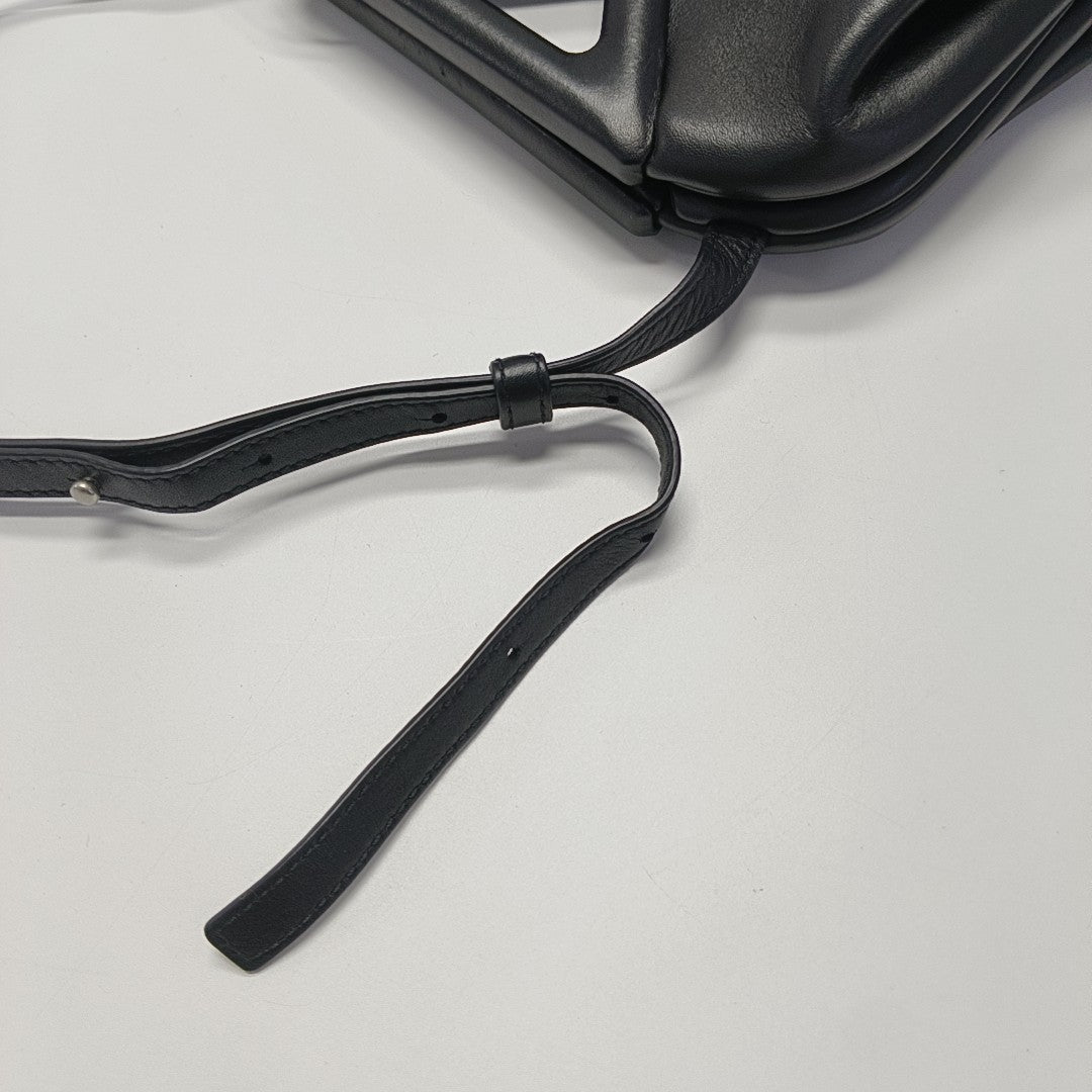 Point Small Calfskin Black