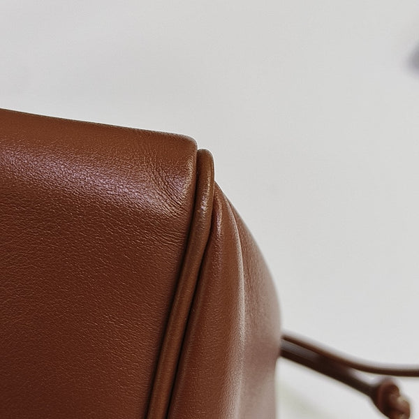 CABAS TRIOMPHE Small Quilted Calfskin Brown