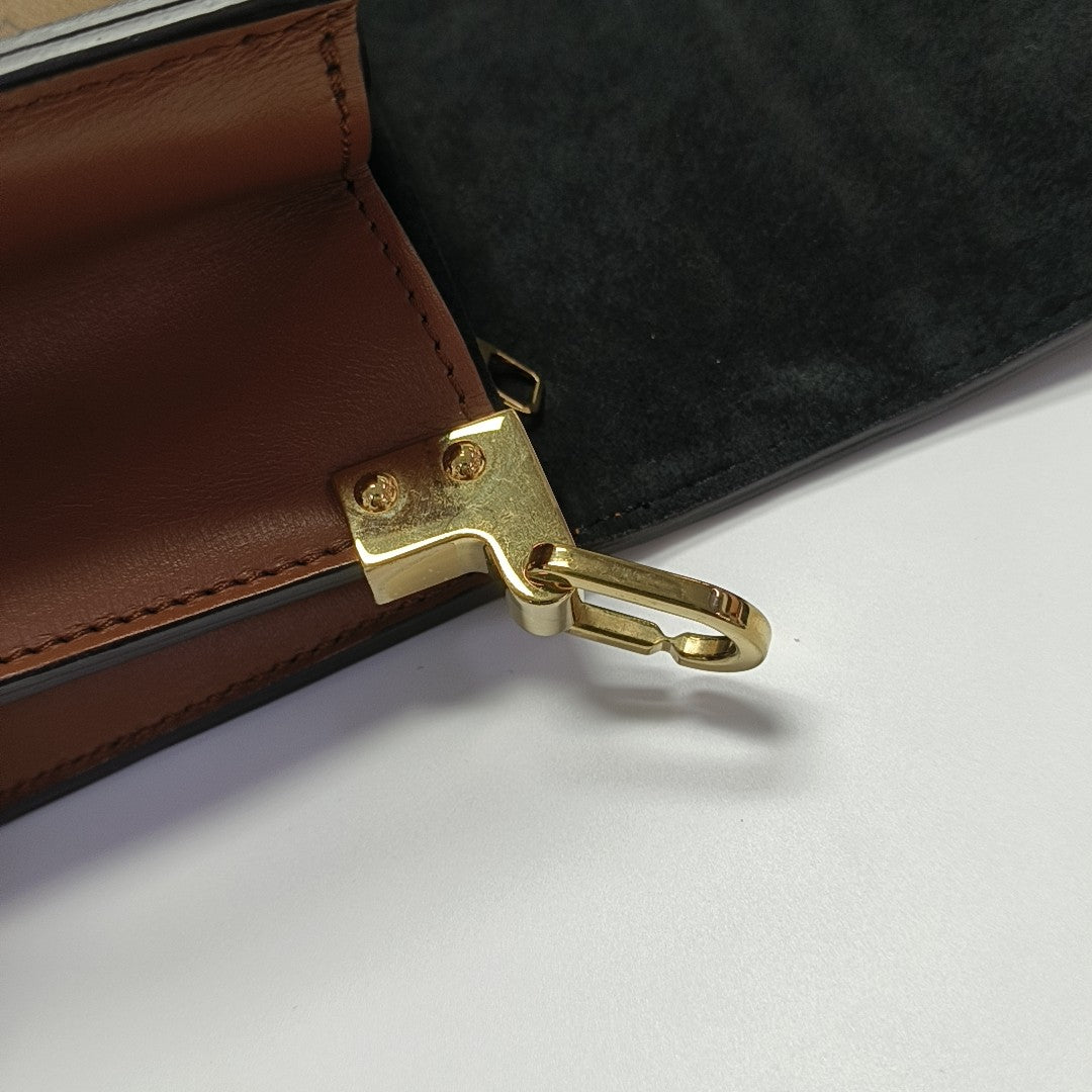 DAUPHINE MM Monogram Coated Canvas Brown