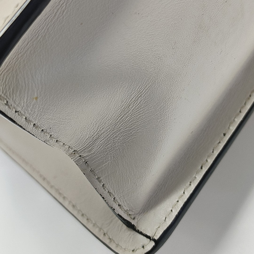 Sylvie Mini Calfskin White