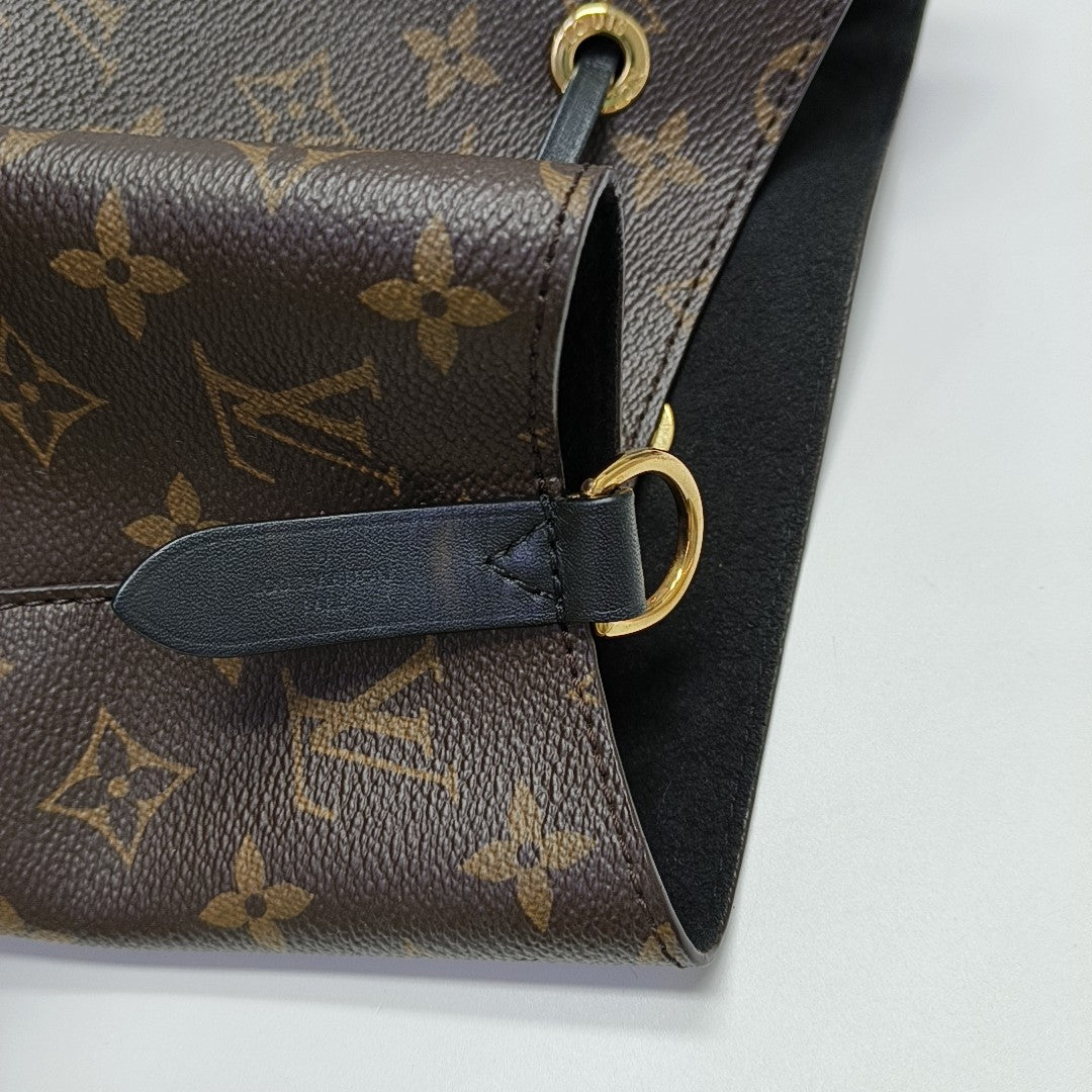 NÉONOÉ MM Monogram Coated Canvas Brown