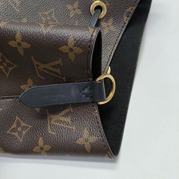 NÉONOÉ MM Monogram Coated Canvas Brown