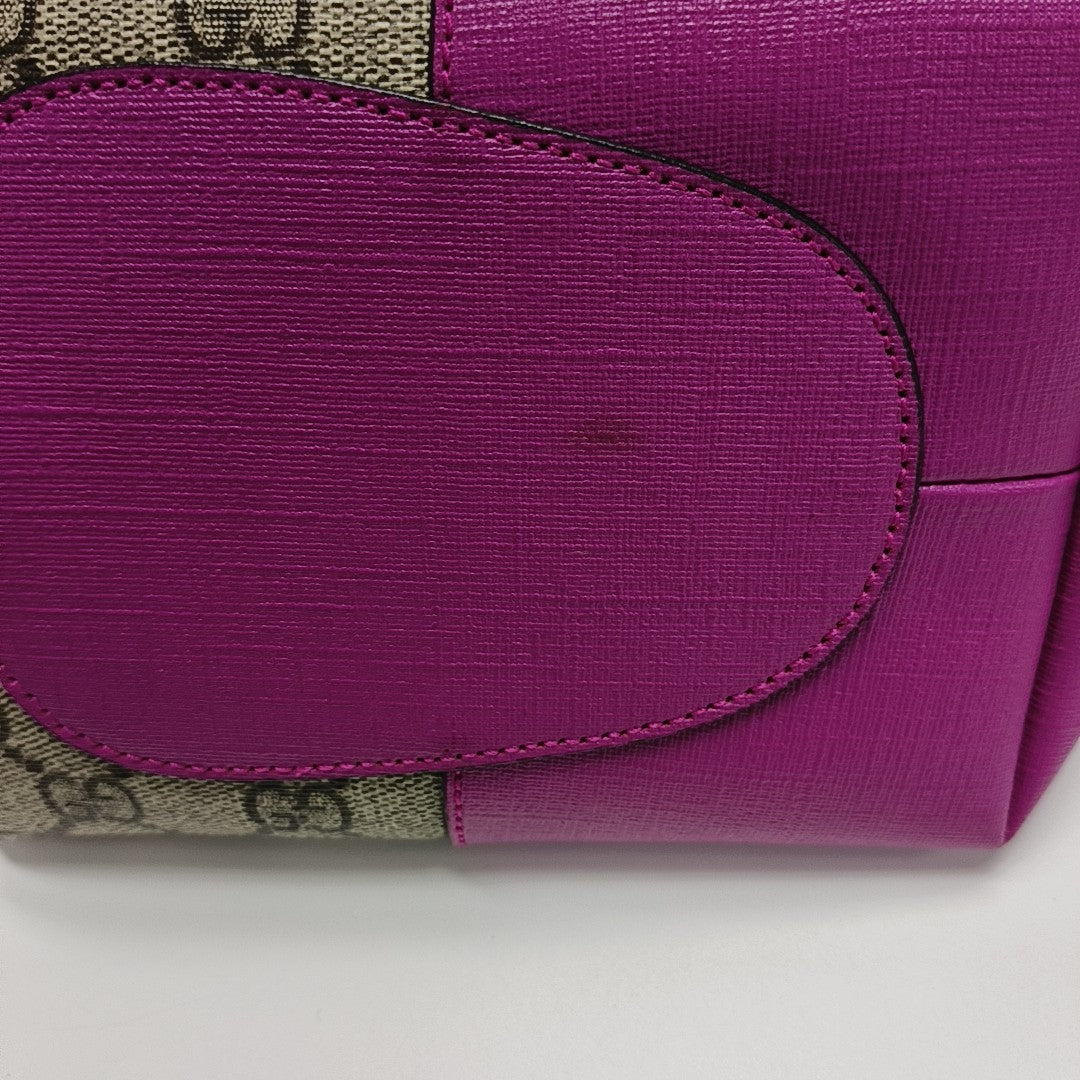Monogram Coated Canvas Top Handle Bag Beige