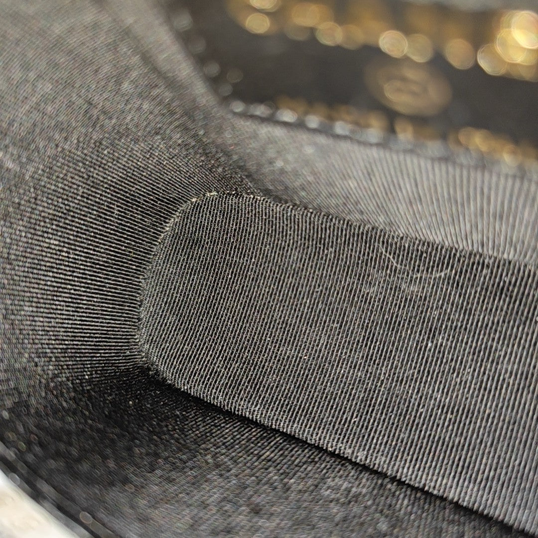 Authenticated pre-owned  VANITY CASE Quilted Grained Calfskin Black - Shoulder Bag at Looply