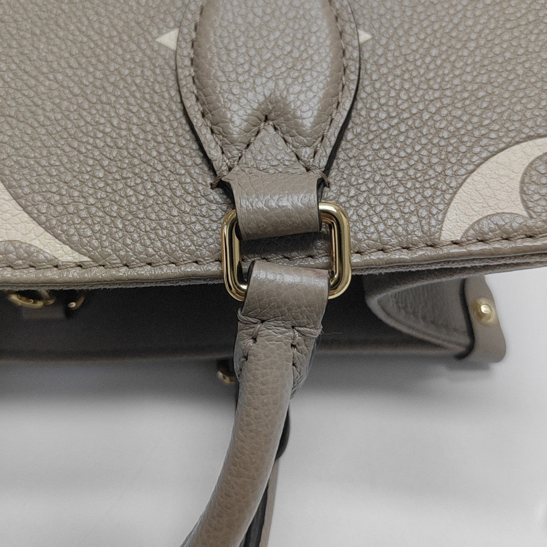 ONTHEGO PM Monogram Calfskin Gray