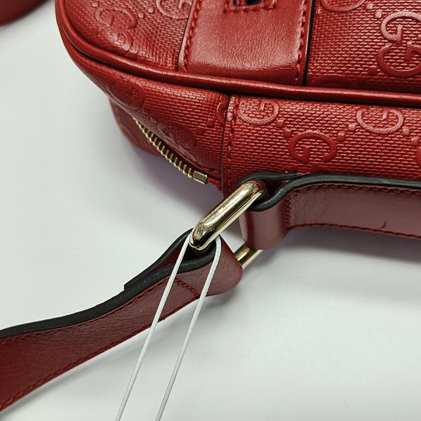Calfskin Shoulder Bag Red