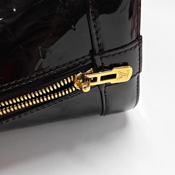 Authenticated pre-owned  ALMA PM Monogram Patent Leather Red - Shoulder Bag at Looply