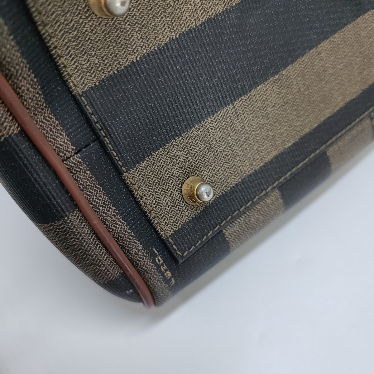 Pequin Coated Canvas Brown