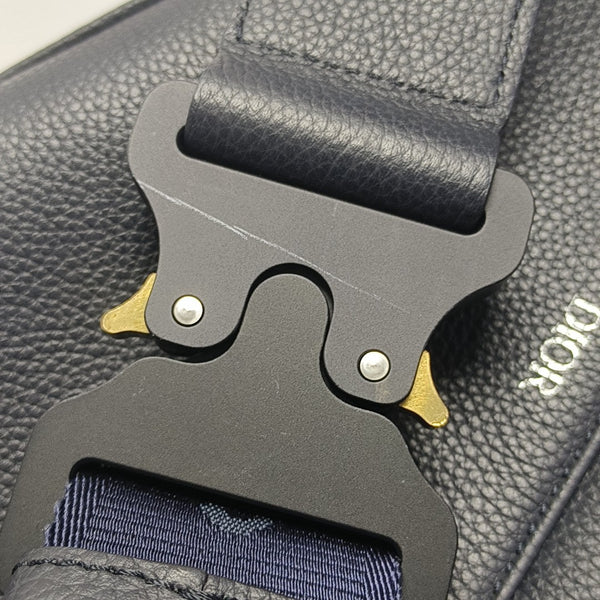 Saddle Medium Calfskin Blue