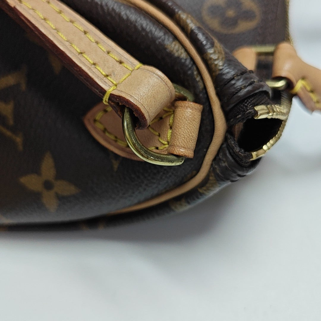 SPEEDY Nano Monogram Coated Canvas Brown