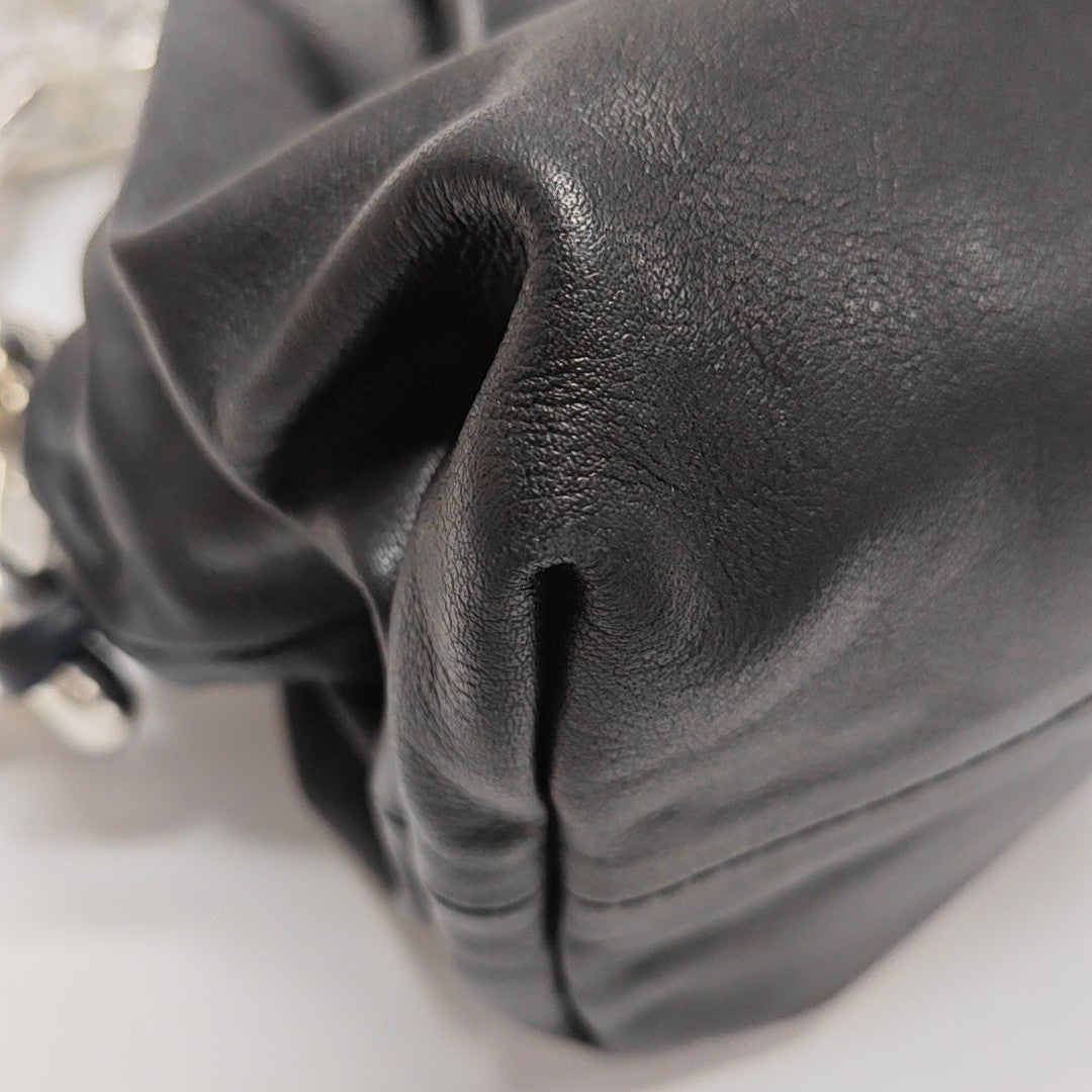 The Pouch Mini Calfskin Black