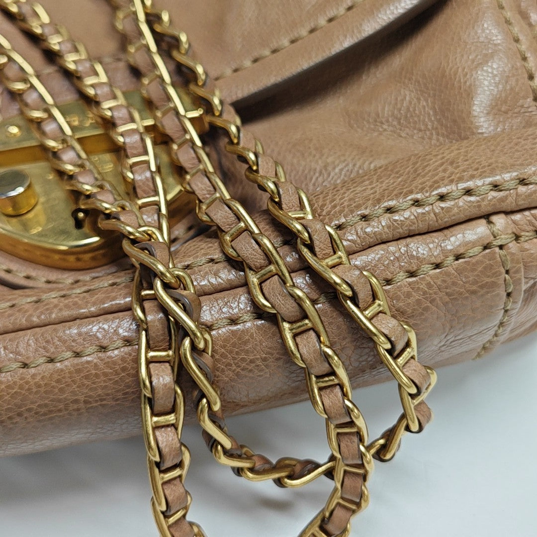 Calfskin Shoulder Bag Pink