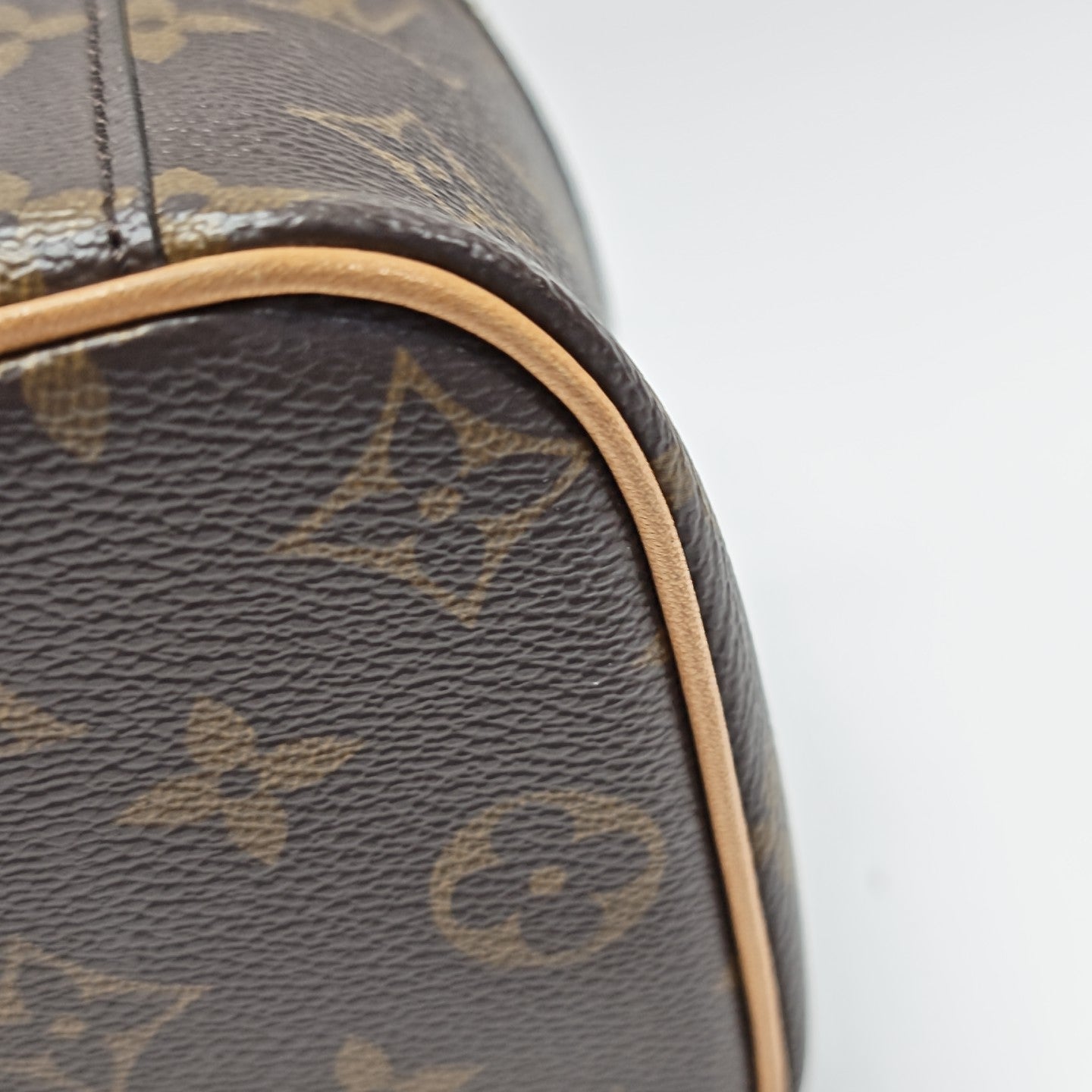 NICE Mini Monogram Coated Canvas Brown