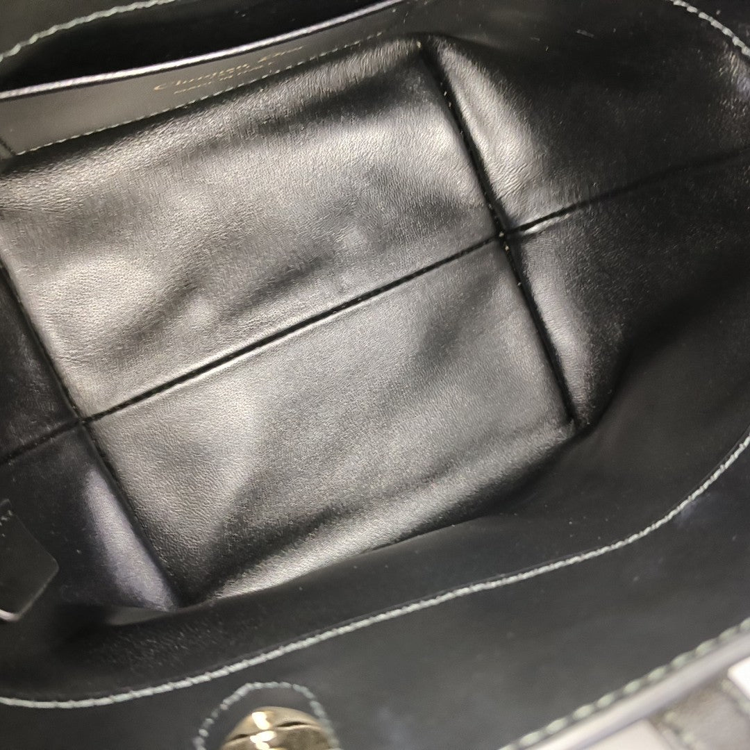Toujours Nano Cannage Calfskin Black
