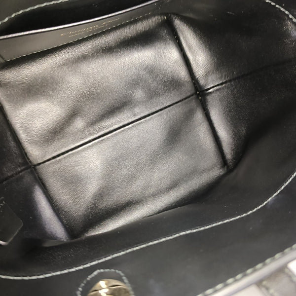 Toujours Nano Cannage Calfskin Black