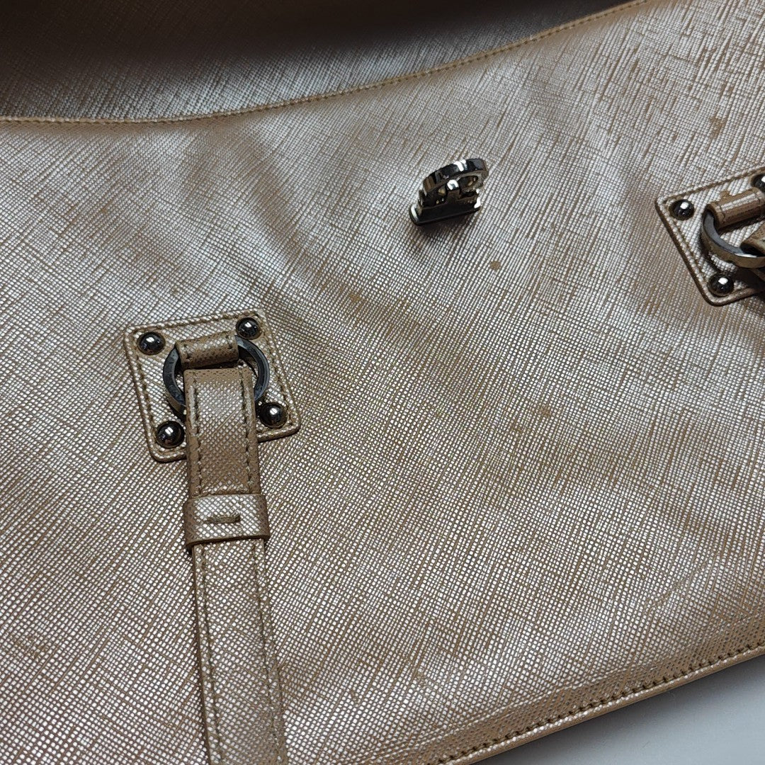 Calfskin Top Handle Bag Pink