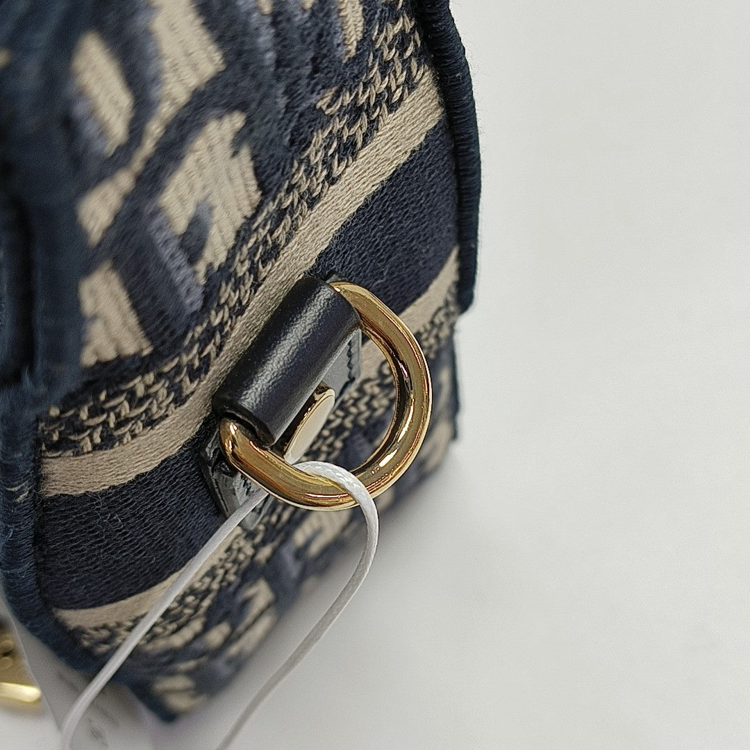 Diorcamp Small Oblique Canvas Blue