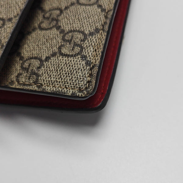 GG Supreme Mini Monogram Coated Canvas Beige