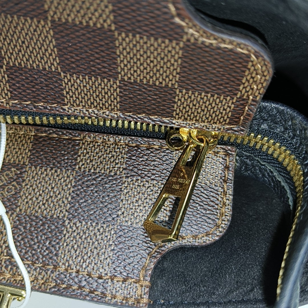 JERSEY Damier Ebene Coated Canvas Brown