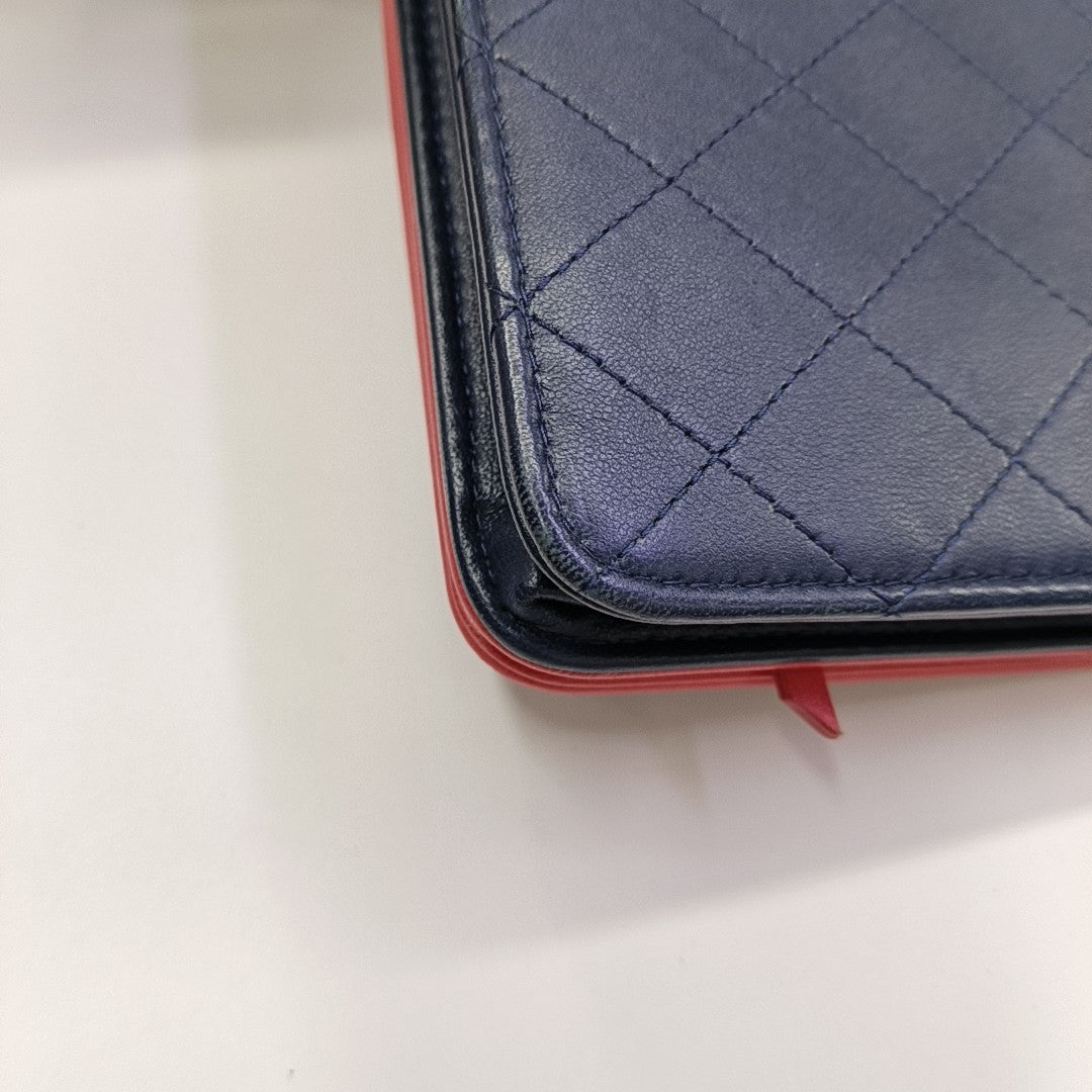 Quilted Lambskin Blue