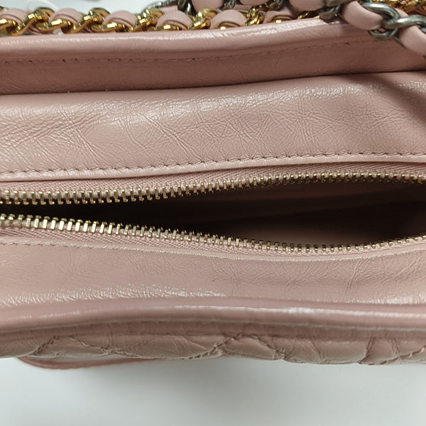 GABRIELLE Small Quilted Calfskin Pink
