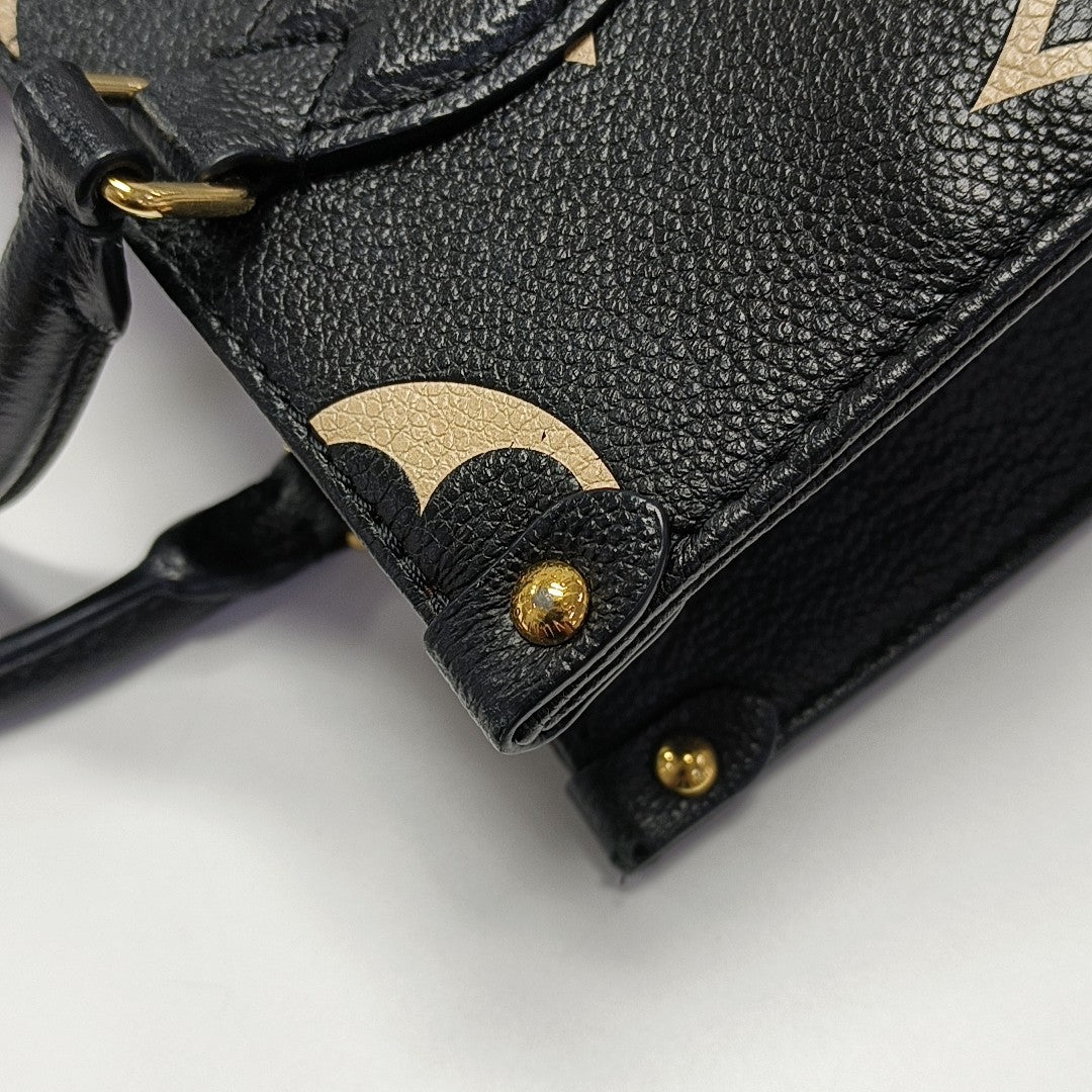 ONTHEGO PM Calfskin Black