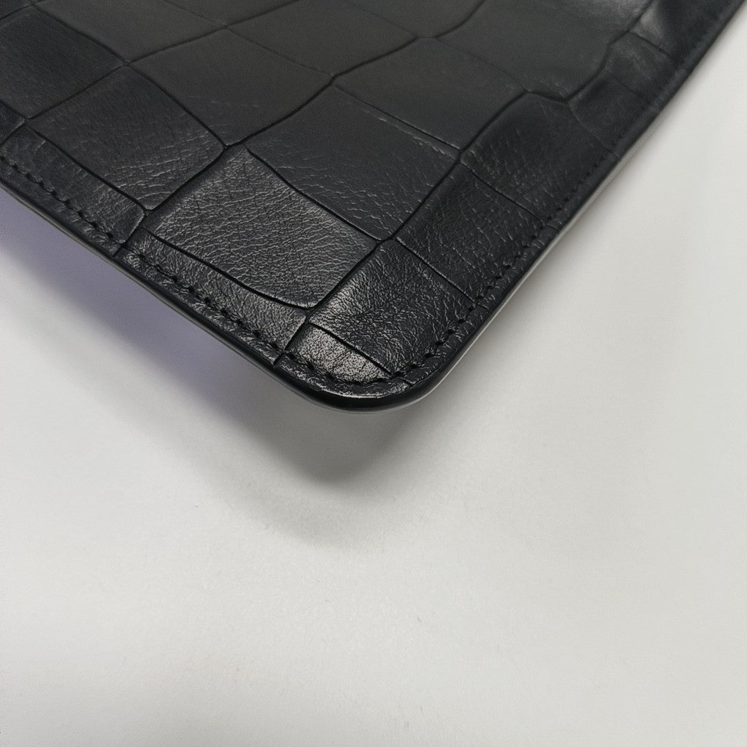 Calfskin Clutch Black