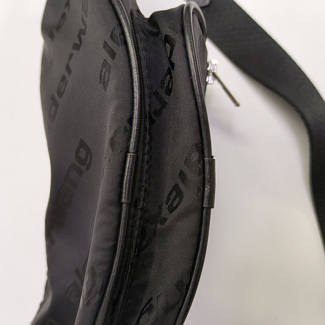 Fabric Belt Bag Black