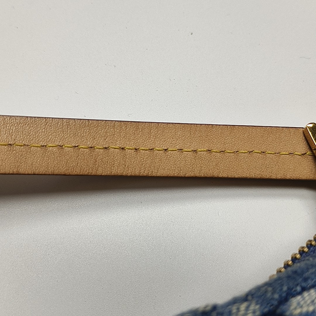 Pochette Valley Monogram Denim Blue