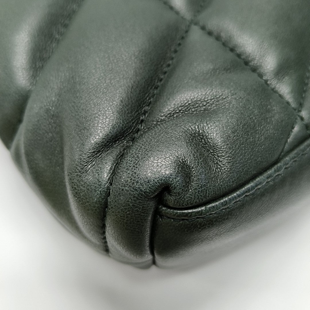 PUFFER Mini Quilted Lambskin Green
