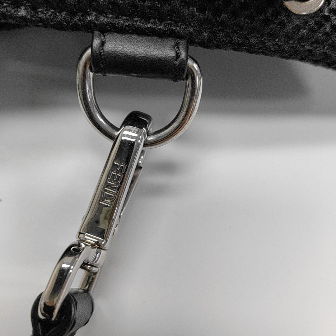 Fabric Bucket Bag Black