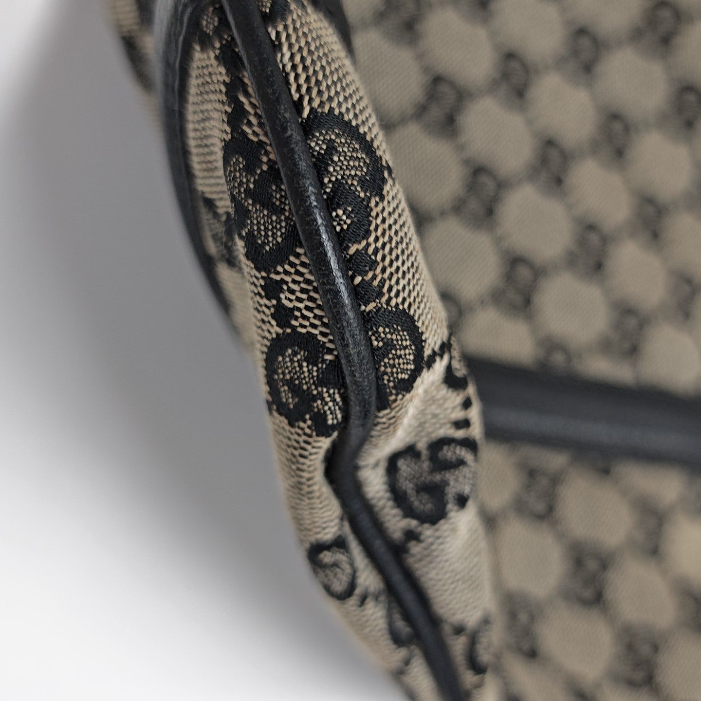 Monogram Coated Canvas Tote Bag Beige