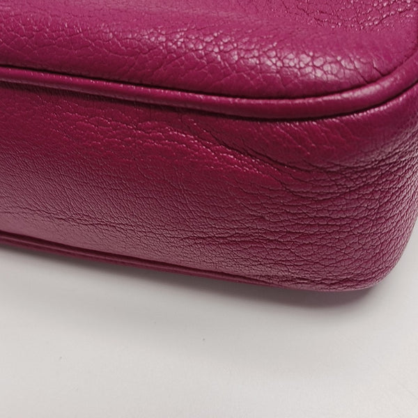 Calfskin Shoulder Bag Red