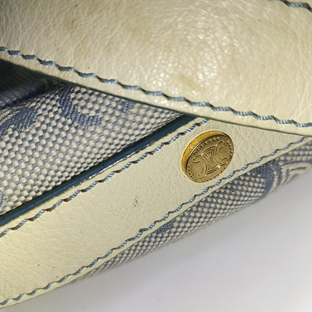 Canvas Shoulder Bag Blue