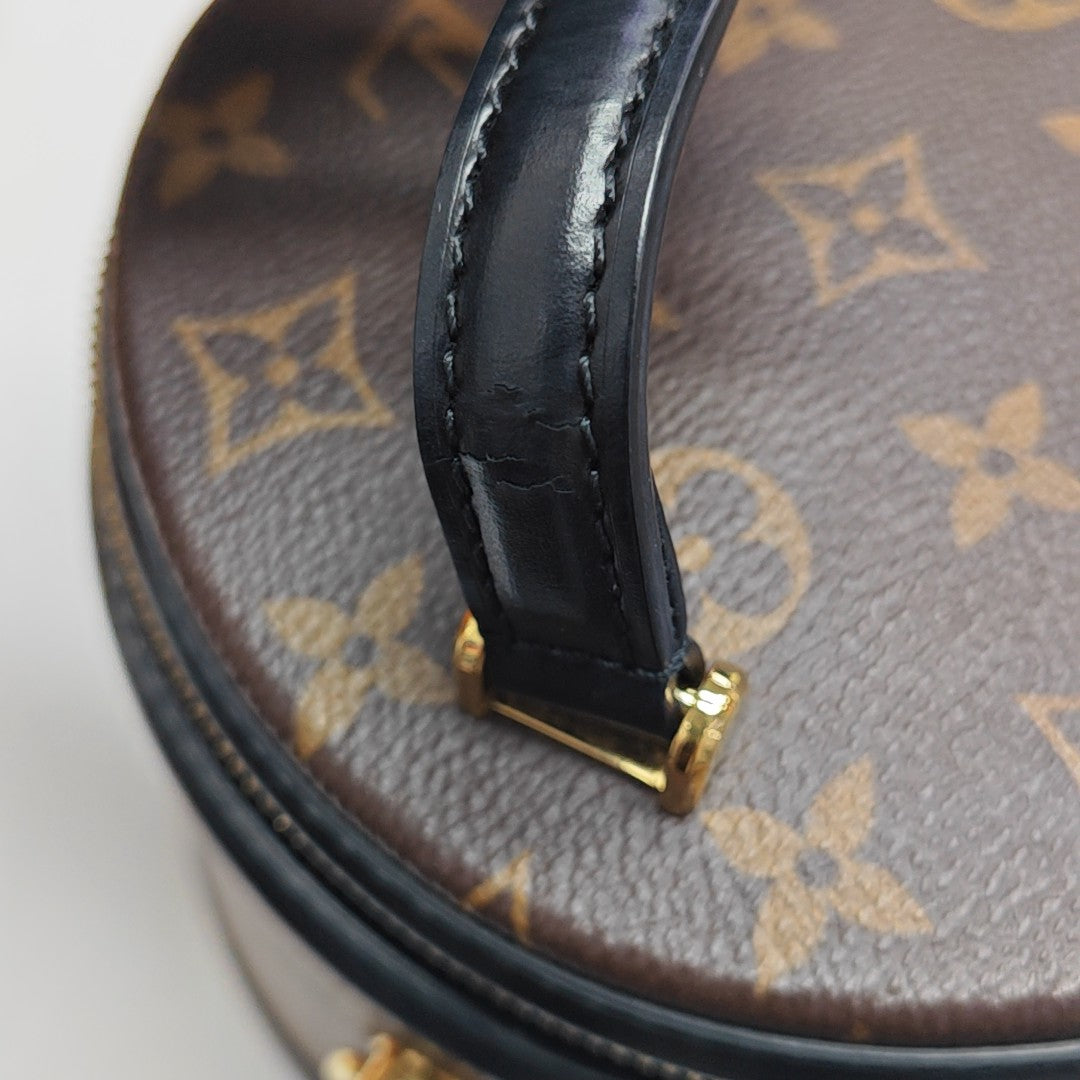 CANNES PM Monogram Coated Canvas Brown