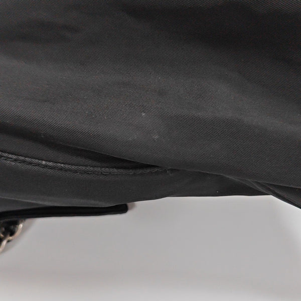 Nylon Shoulder Bag Black
