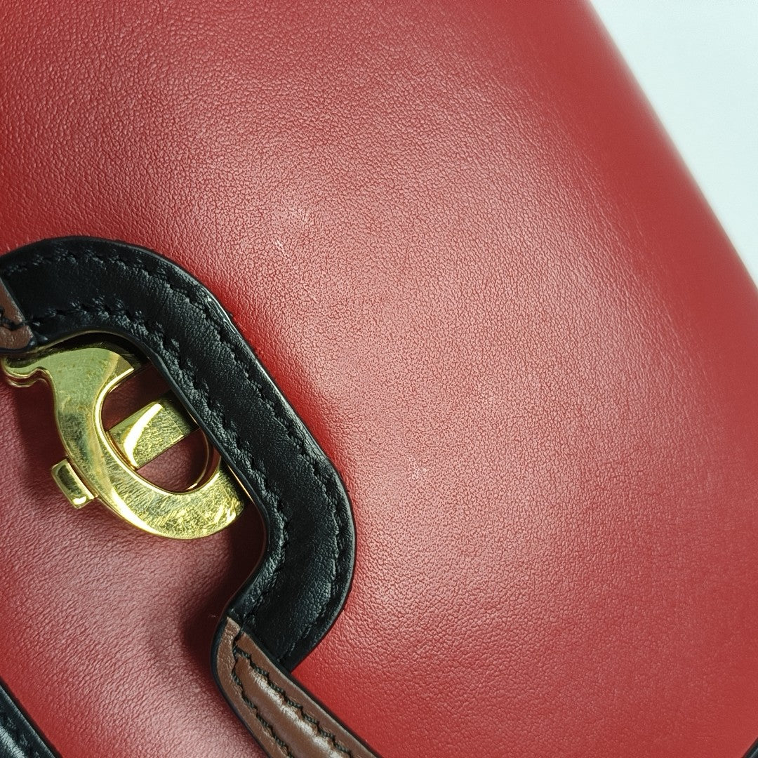 TB Small Calfskin Red