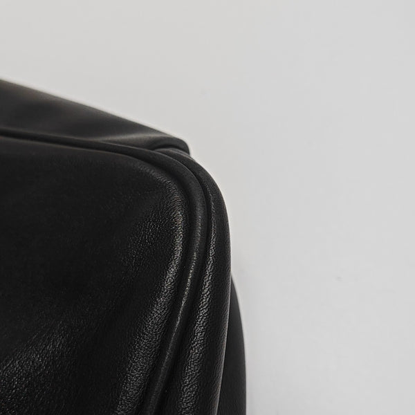Calfskin Top Handle Bag Brown