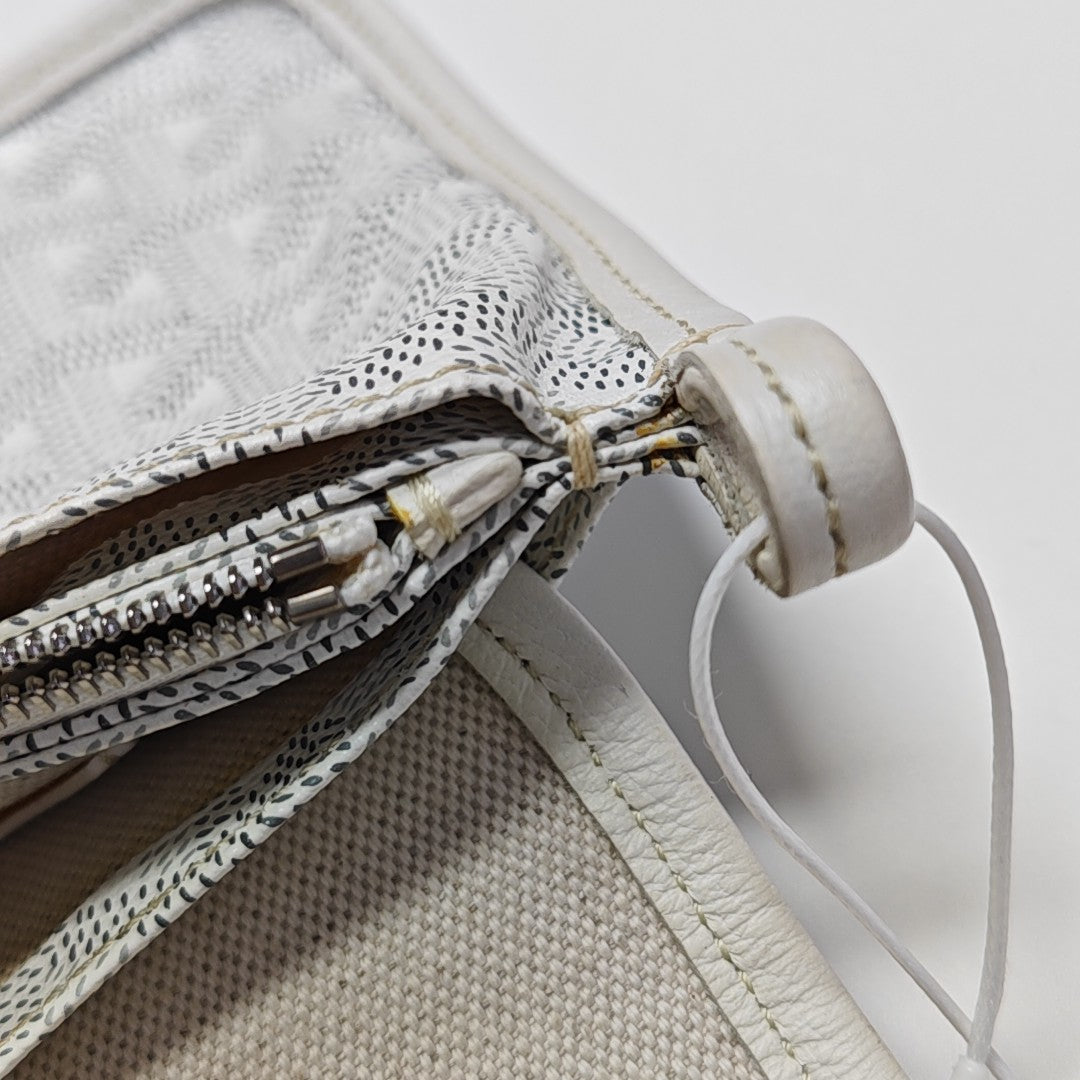 Plumet Coated Canvas White