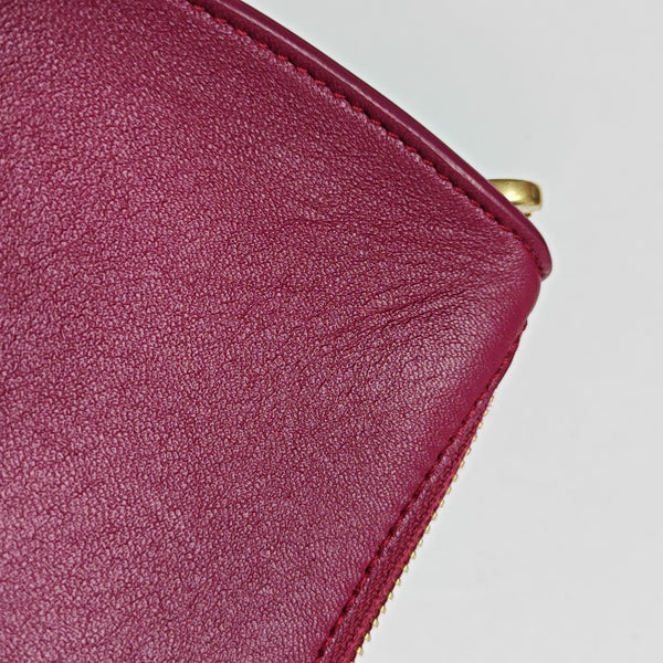 Calfskin Shoulder Bag Red