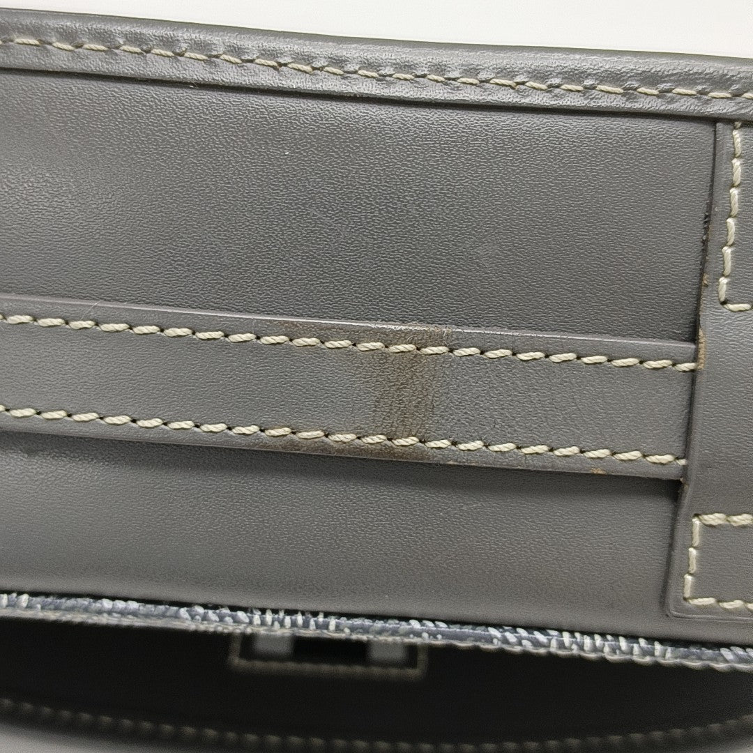 Belvedere Coated Canvas Gray