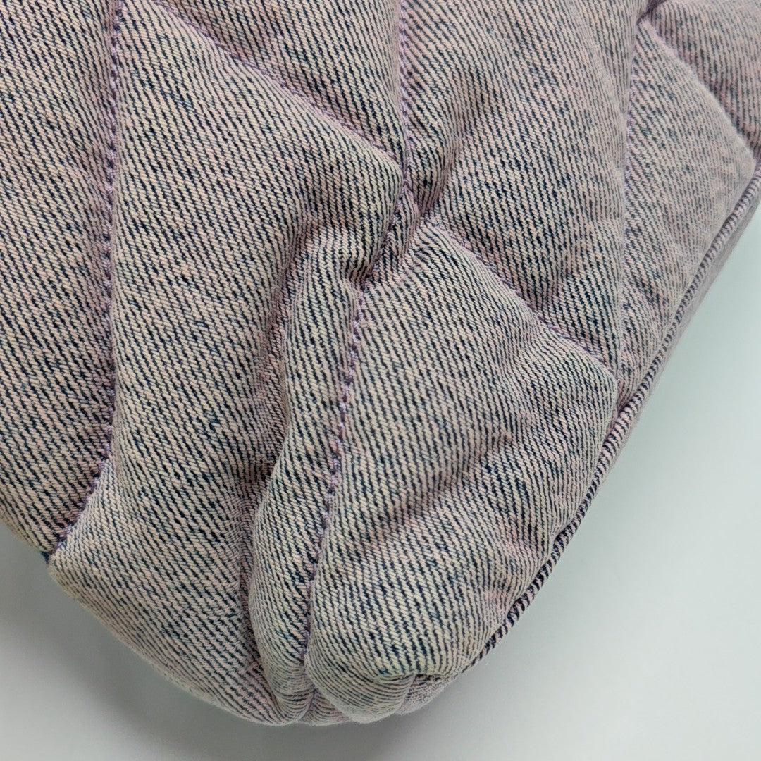 PUFFER Small Quilted Canvas Purple