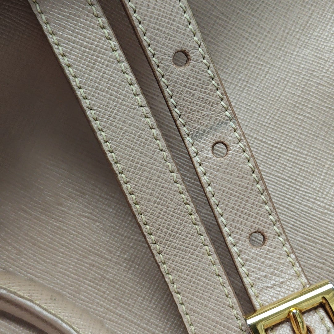 Galleria Large Saffiano Calfskin Pink