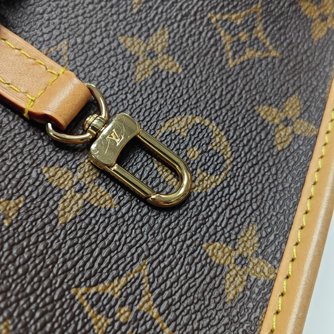 DIANE Nano Monogram Coated Canvas Brown