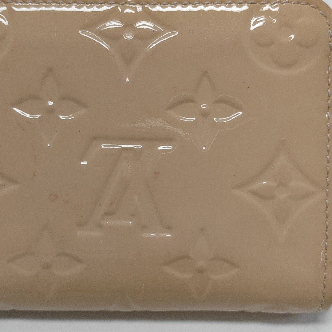 ZIPPY Monogram Patent Leather Yellow Wallet