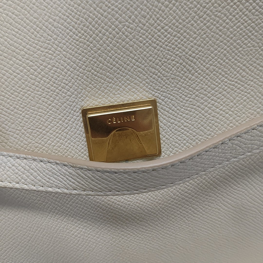 BELT Micro Calfskin White