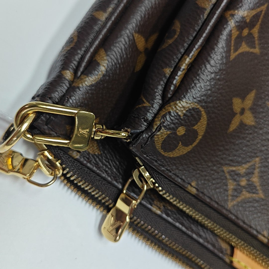 MULTI Monogram Coated Canvas Brown