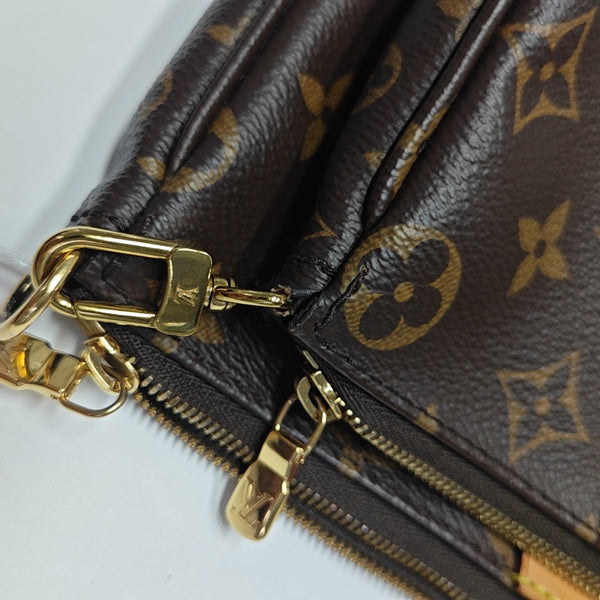 MULTI Monogram Coated Canvas Brown